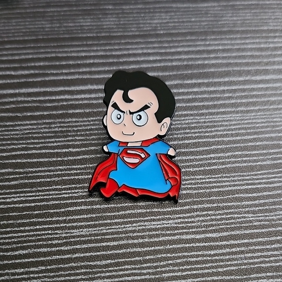 DC Comics Superman Inspired Enamel Pin - Picture 1 of 2